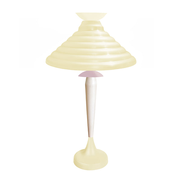 Lampe de salon TOSEL ÁGDA,métal,bois, H61xD35xP35  cm.