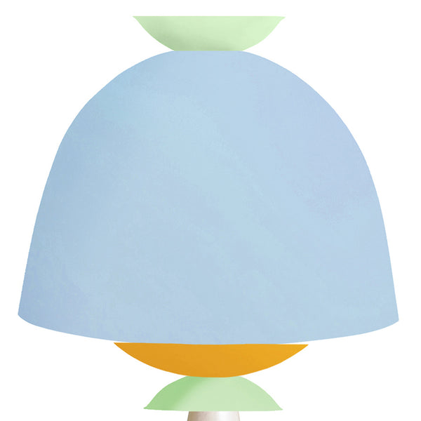 Lampe a poser TOSEL JANINA,métal, H53xD24xP24  cm.