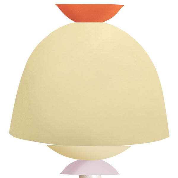 Lampe a poser TOSEL JANINA,métal, H53xD24xP24  cm.
