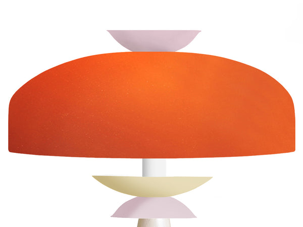 Lampe a poser TOSEL CILLA,métal, H52xD30,5xP30,5  cm.