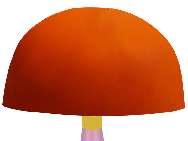 Lampe de chevet TOSEL HANNA,métal,bois, H37xD24,5xP24,5  cm.