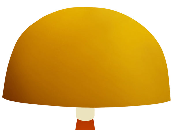 Lampe de chevet TOSEL HANNA,métal,bois, H37xD24,5xP24,5  cm.