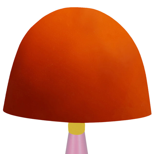 Lampe de chevet TOSEL PETITE JANINA,métal,bois , H37xD22xP22  cm.