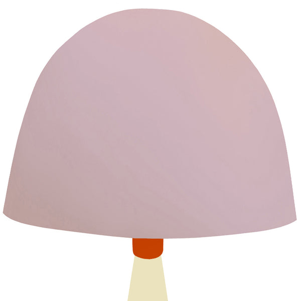 Lampe de chevet TOSEL PETITE JANINA,métal,bois , H37xD22xP22  cm.
