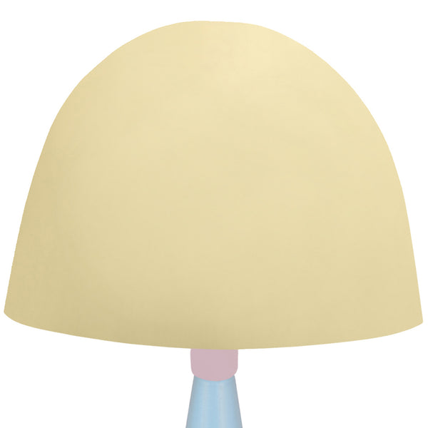 Lampe de chevet TOSEL PETITE JANINA,métal,bois , H37xD22xP22  cm.
