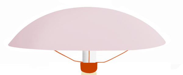 Lampe de chevet TOSEL ALVA,métal,bois, H37xD23,5xP23,5  cm.