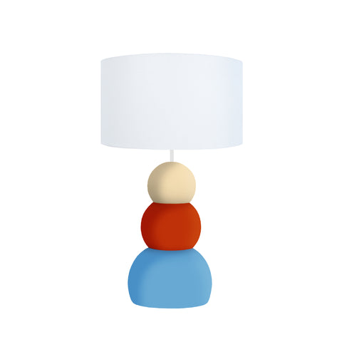 Lampe de chevet TOSEL PETITE MILLA,métal , H31xD16xP16  cm.