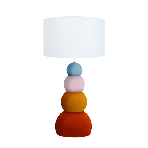 Lampe de chevet TOSEL MILLA,métal , H36,5xD25xP25  cm.