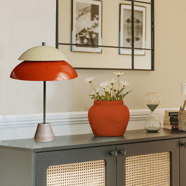 Lampe de bureau TOSEL MILANO,métal, H69xD40xP40 cm