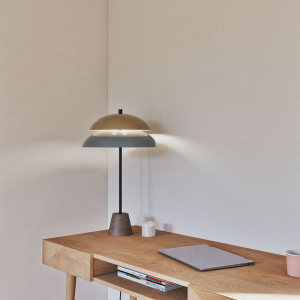 Lampe de bureau TOSEL MILANO,métal, H69xD40xP40 cm