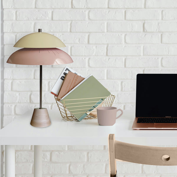 Lampe de bureau TOSEL MILANO,métal, H69xD40xP40 cm