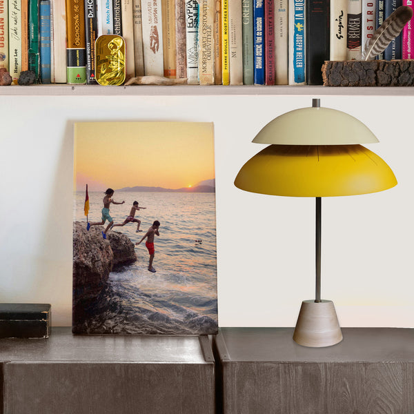 Lampe de bureau TOSEL MILANO,métal, H69xD40xP40 cm