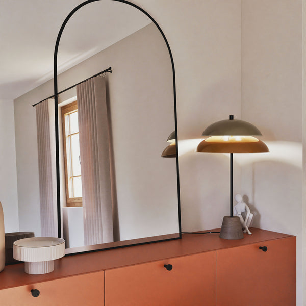 Lampe de bureau TOSEL MILANO,métal, H69xD40xP40 cm