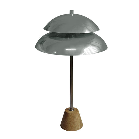 Lampe de bureau TOSEL MILANO,métal, bois H69xD40xP40 cm