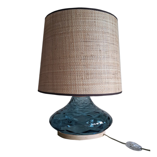 Lampe a poser TOSEL BURANO verre, H50xD35xP35cm- 1 Lumière