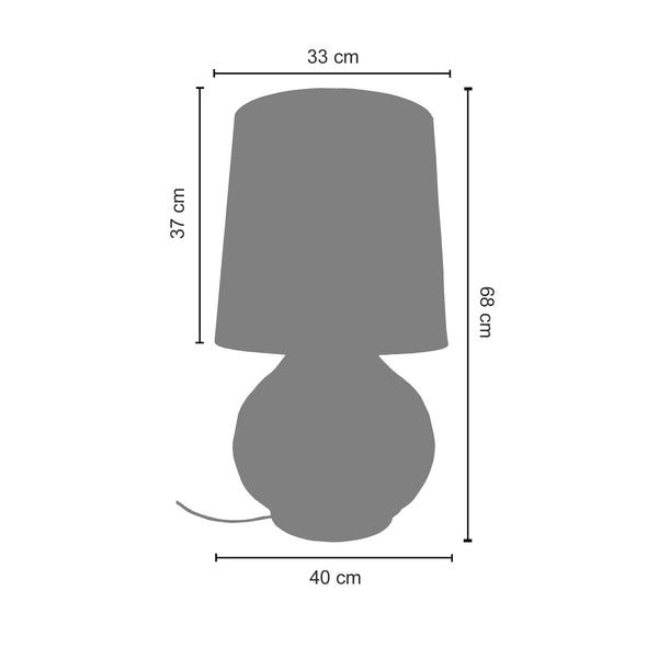 Lampe a poser BURANO BIG 40cm - 1 Lumière