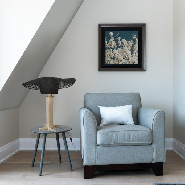 Lampe a poser TOSEL PADUA bois, métal, ficelle H60xD40xP40 cm