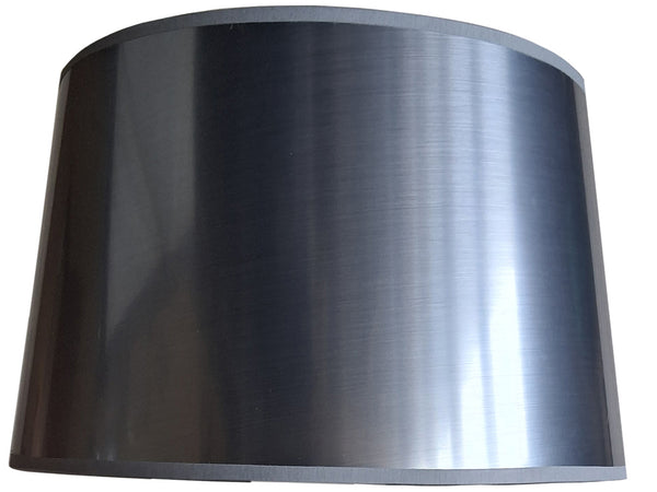Lampe a poser TOSEL ABRUZZO verre et bois, tissu métalique H41xD26xP18cm - 1 Lumière