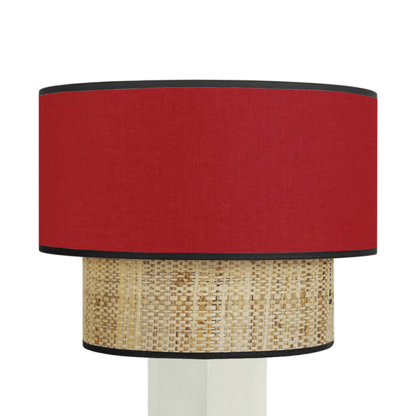 Lampe chevet SIRACUSA colonne cube bois