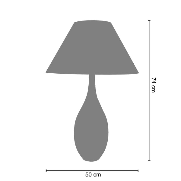 Lampe chevet VANTAA colonne ceramique