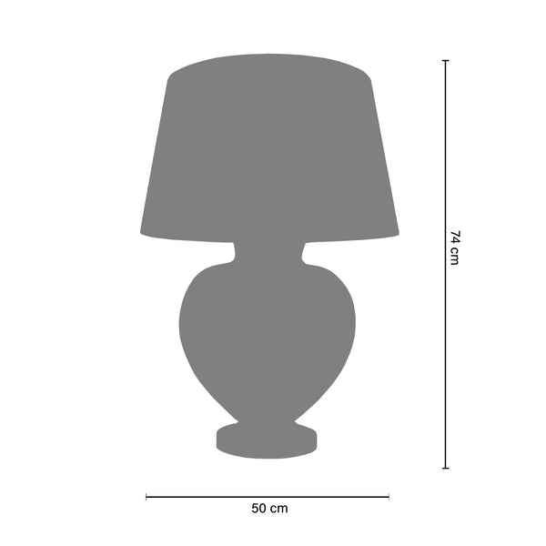 Lampe chevet LIBEREC colonne bois verre