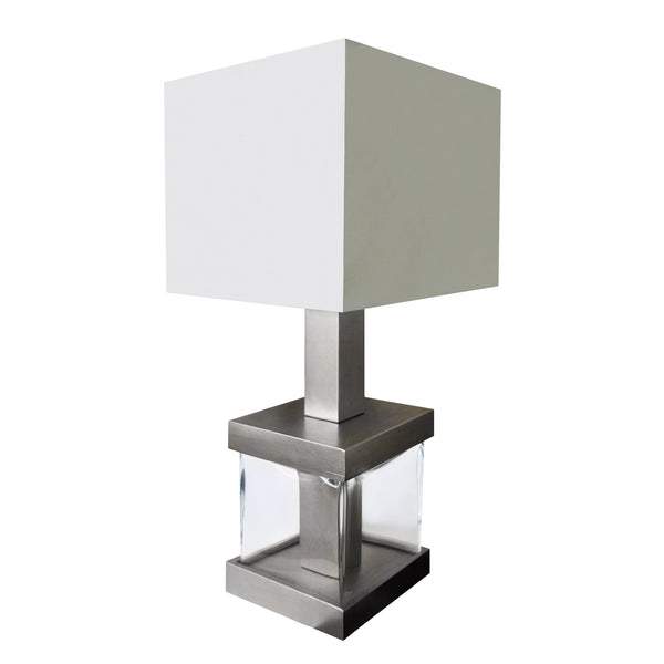 lampe a poser FRITZBURG verre cube
