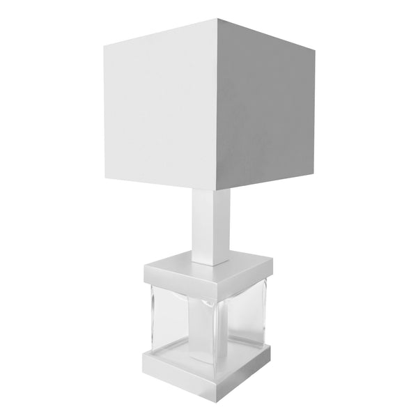 lampe a poser FRITZBURG verre cube