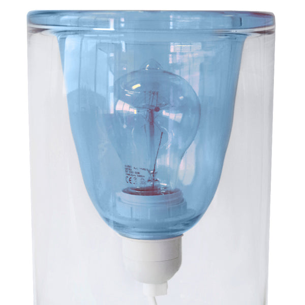 Lampe a poser LYON verre cylindre