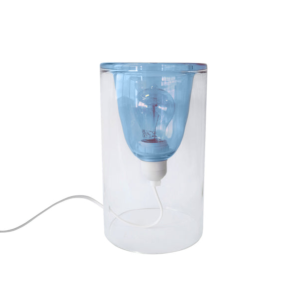 Lampe a poser LYON verre cylindre