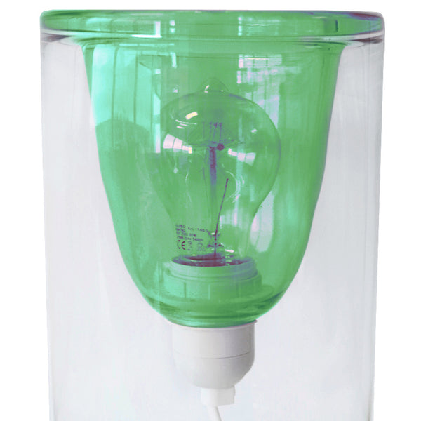 Lampe a poser LYON verre cylindre