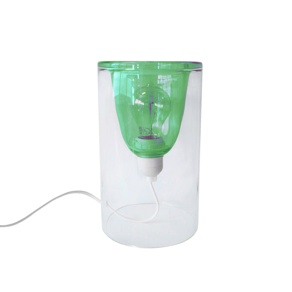 Lampe a poser LYON verre cylindre