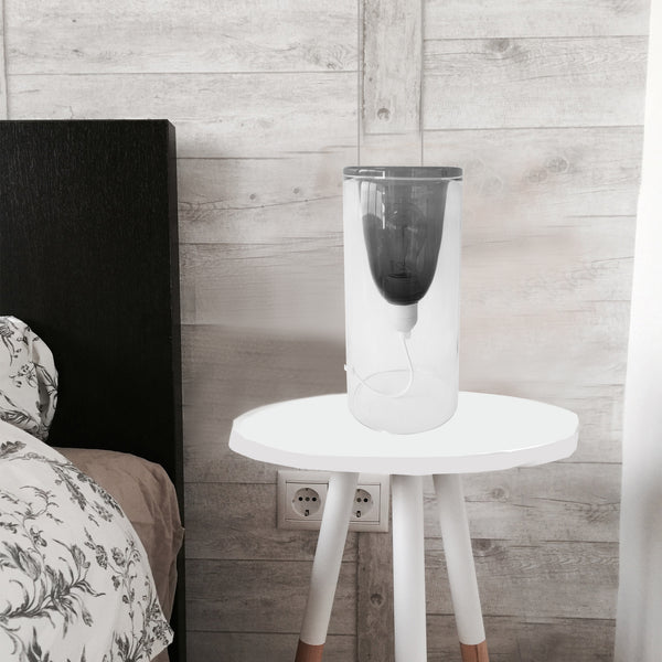 Lampe a poser LYON verre cylindre