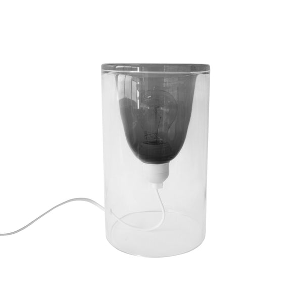 Lampe a poser LYON verre cylindre