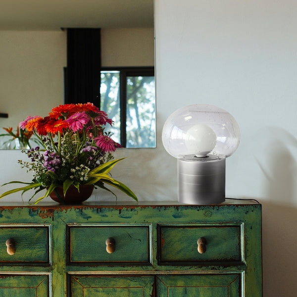 Lampe a poser PARIS bois cylindre