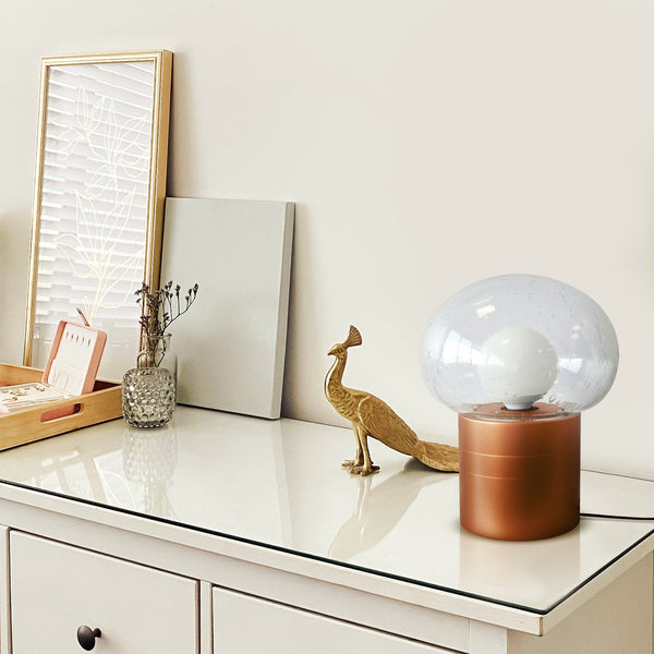 Lampe a poser PARIS bois cylindre
