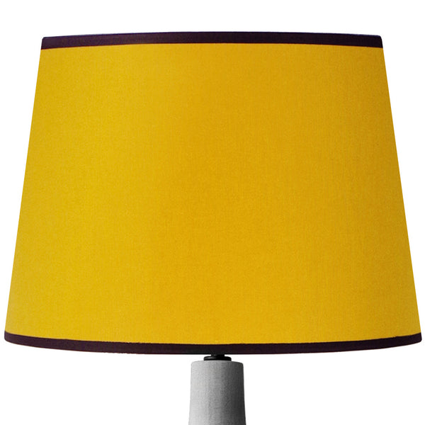 Lampe a poser MARSEILLE bois verre colonne