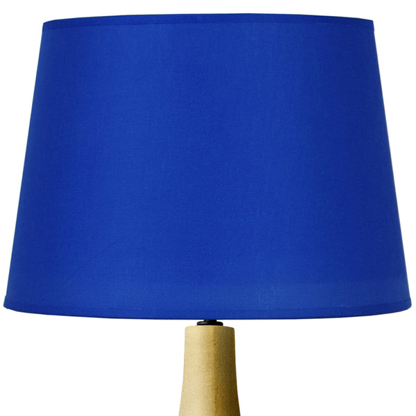 Lampe a poser MARSEILLE bois verre colonne