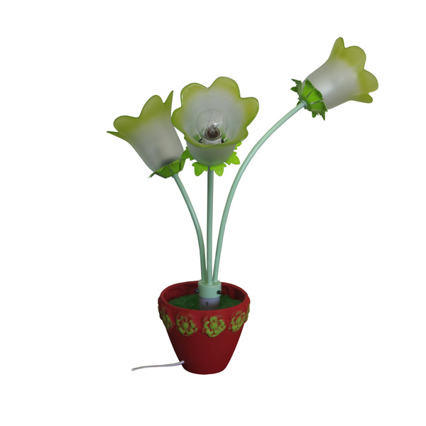 Lampe a poser FIORE ceramique verre bras