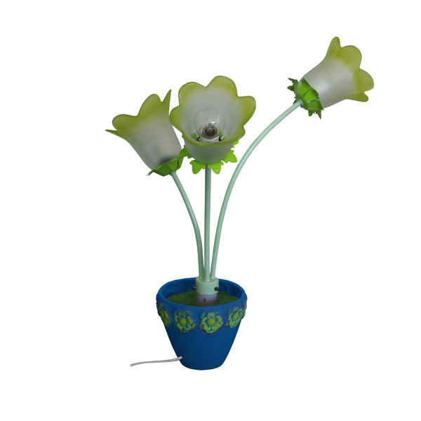 Lampe a poser FIORE ceramique verre bras