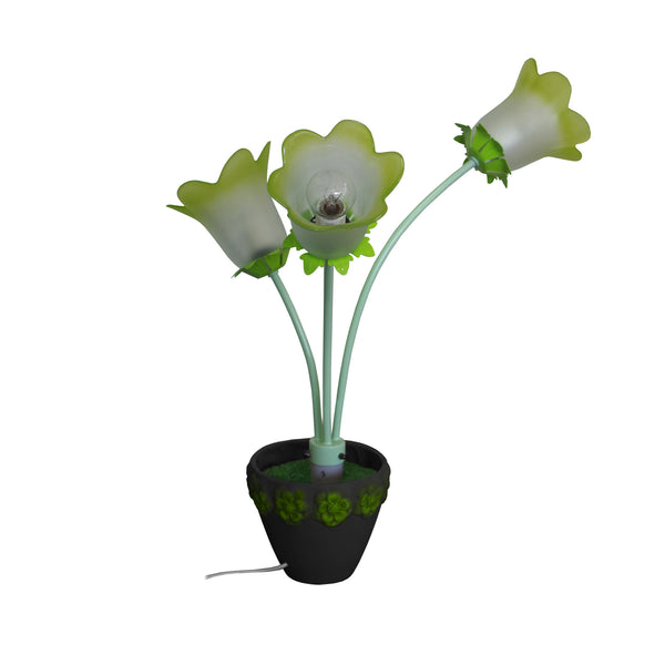 Lampe a poser FIORE ceramique verre bras