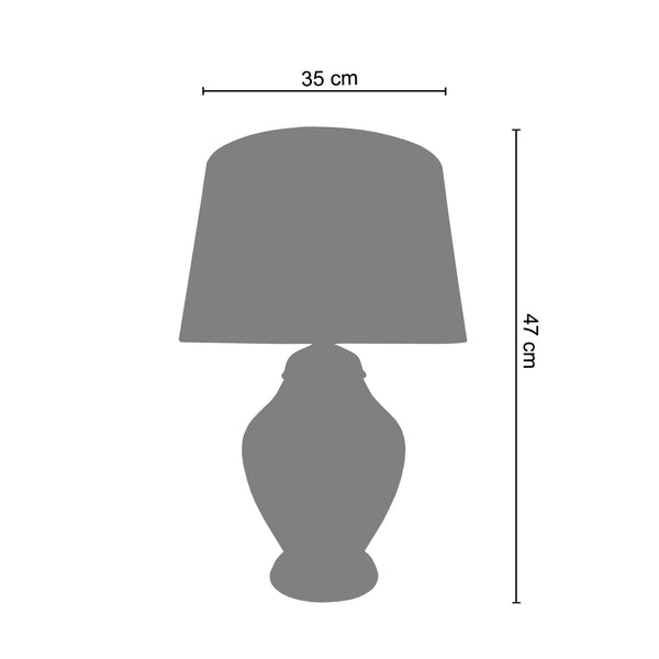Lampe a poser SKYE bois verre colonne