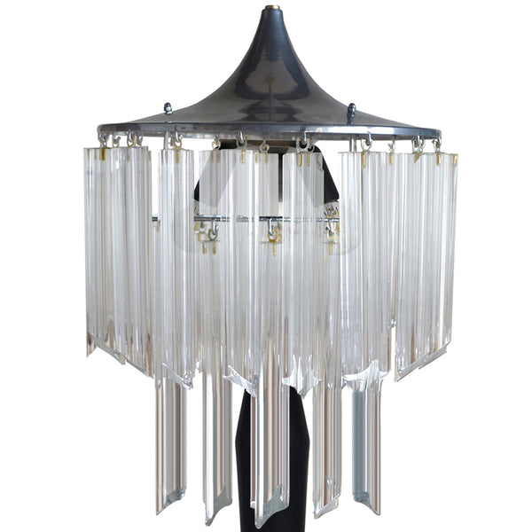 Lampe a poser LEIPZIG métal colonne