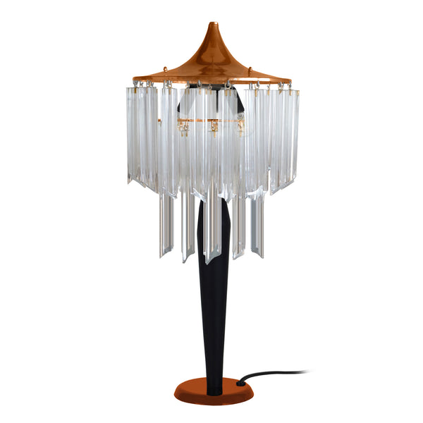 Lampe a poser LEIPZIG métal colonne