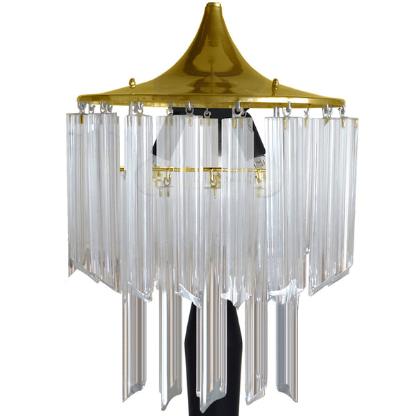 Lampe a poser LEIPZIG métal colonne