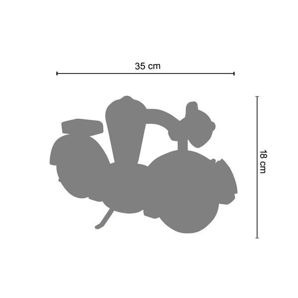 Lampe a poser MOTO motocycle bois métal
