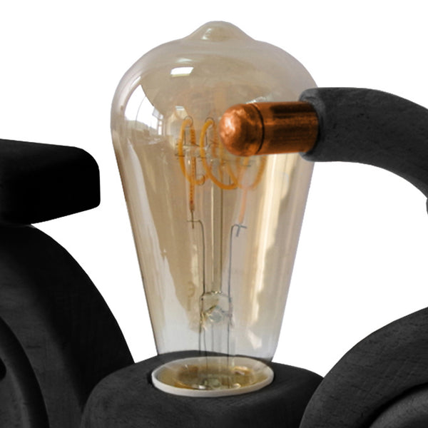 Lampe a poser MOTO motocycle bois métal