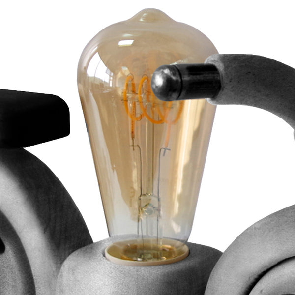 Lampe a poser MOTO motocycle bois métal