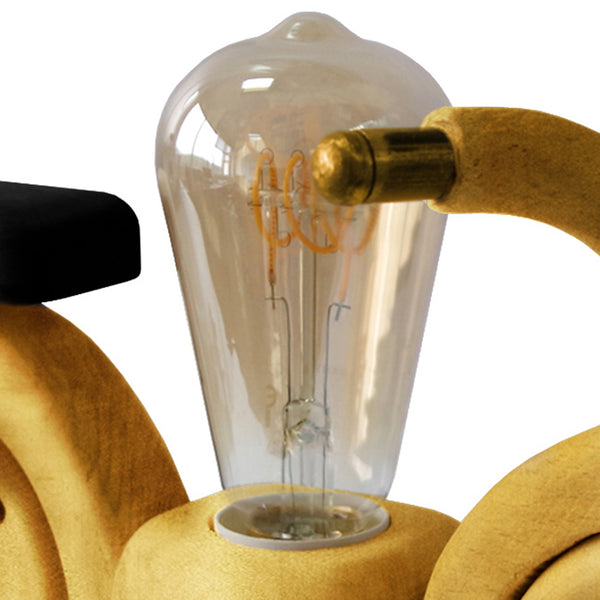 Lampe a poser MOTO motocycle bois métal