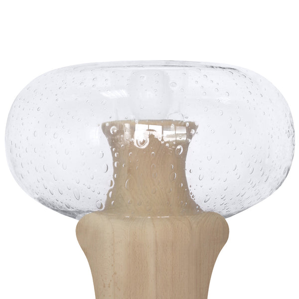 Lampe a poser MONREAL ovale bois