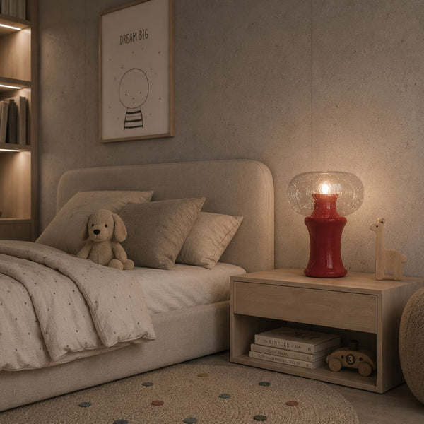 Lampe a poser MONREAL ovale bois